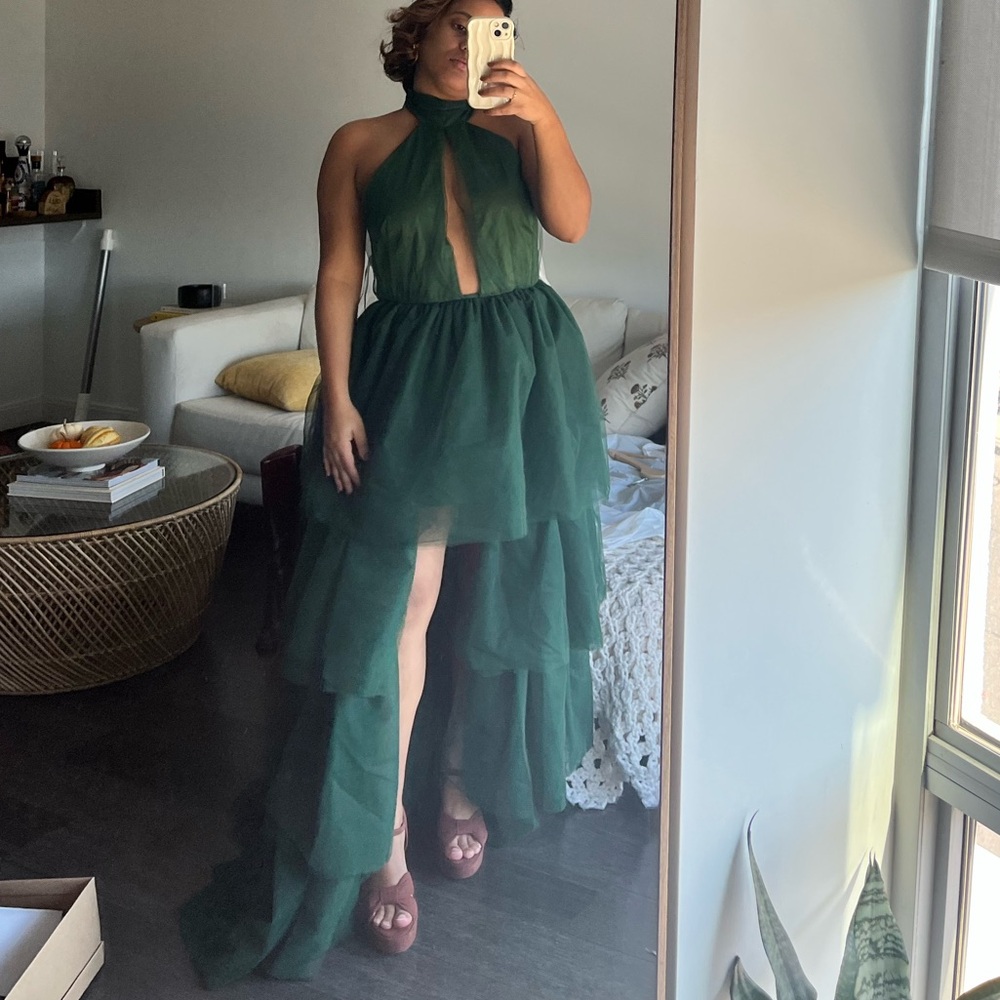 Forest Green Dress